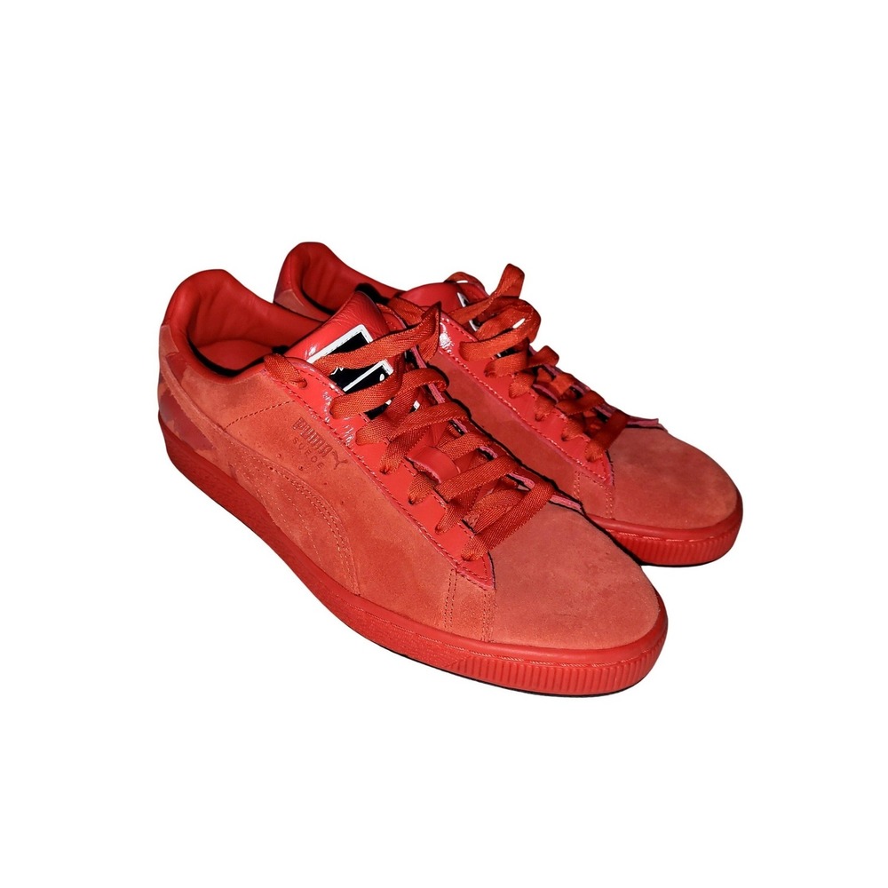 Puma Suede Classic x MAC Colab Lady Danger Red Lipstick Women's Sneakers 8.5